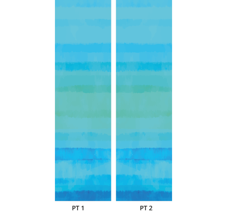 Horizontal Stripes Panorama horizontal striped wallpaper - TenStickers