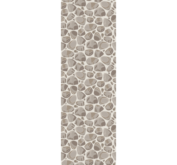 Rustic stones "japandi" style Stone Wallpaper - TenStickers