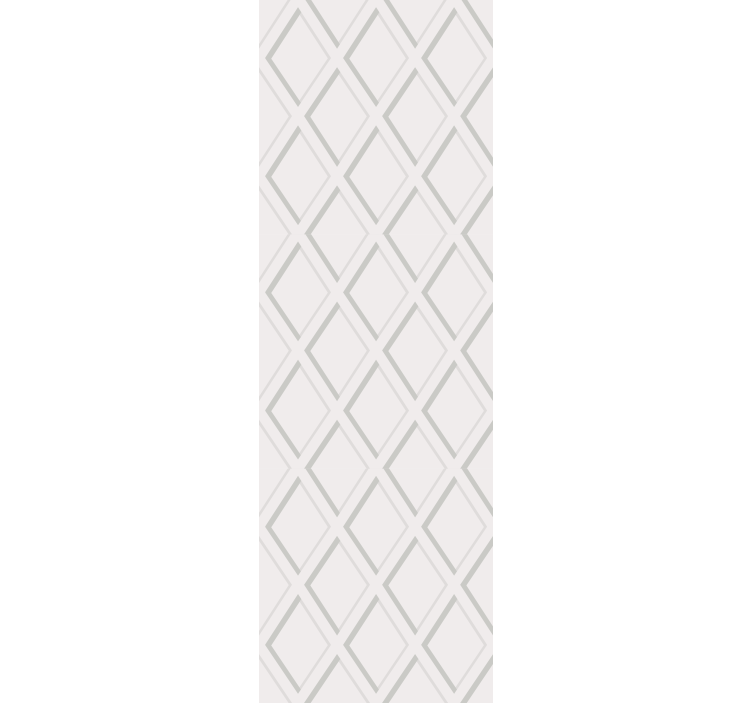 3D rhombus Hamptons pattern square wallpaper - TenStickers