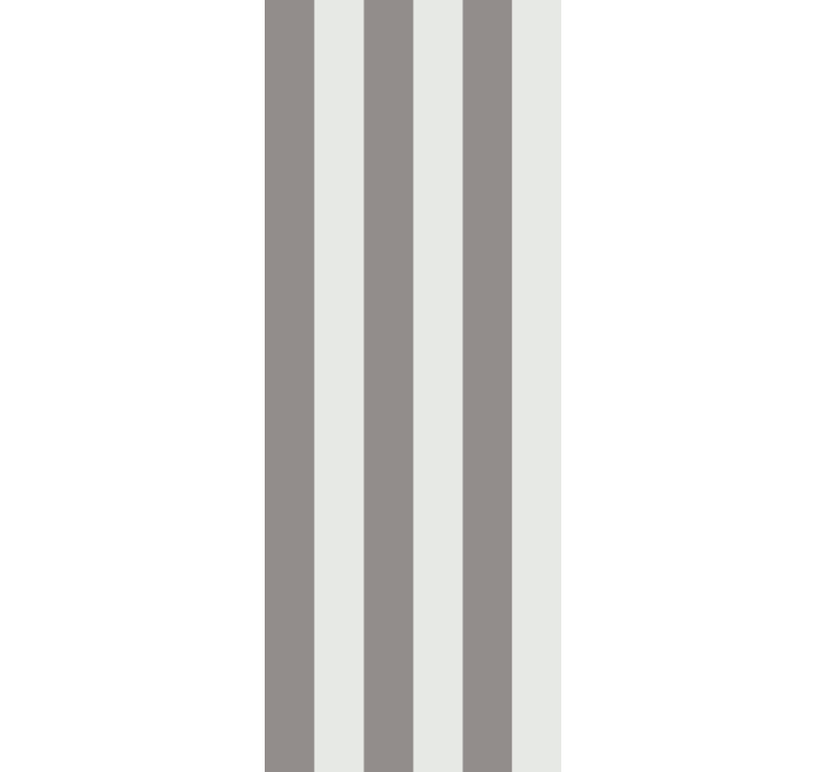 Nordic design gray vertical stripes wallpaper - TenStickers
