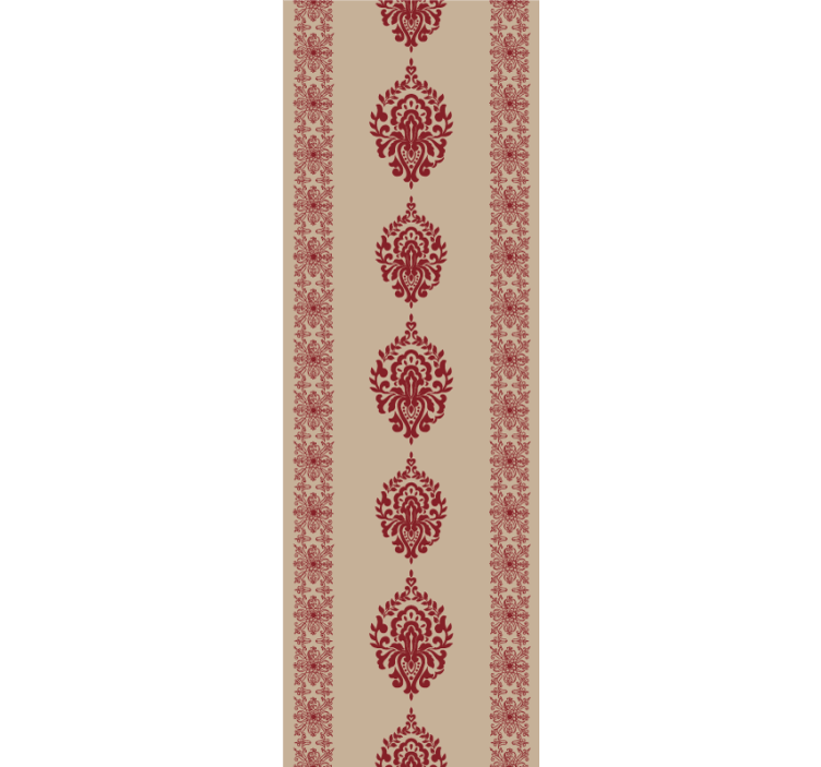 French provincial beige pattern wallpaper - TenStickers