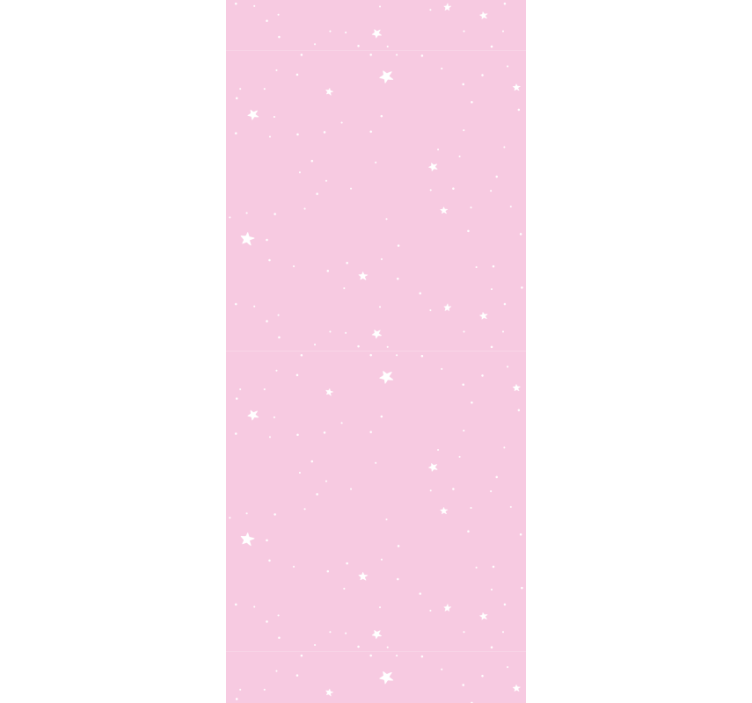 White stars with pink background wallpaper - TenStickers