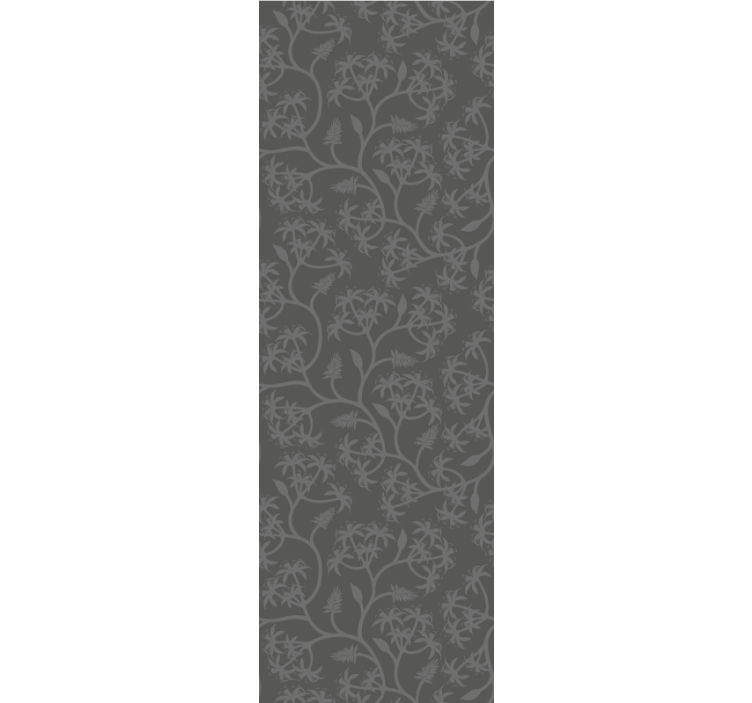 Subtle floral pattern leaf wallpaper - TenStickers