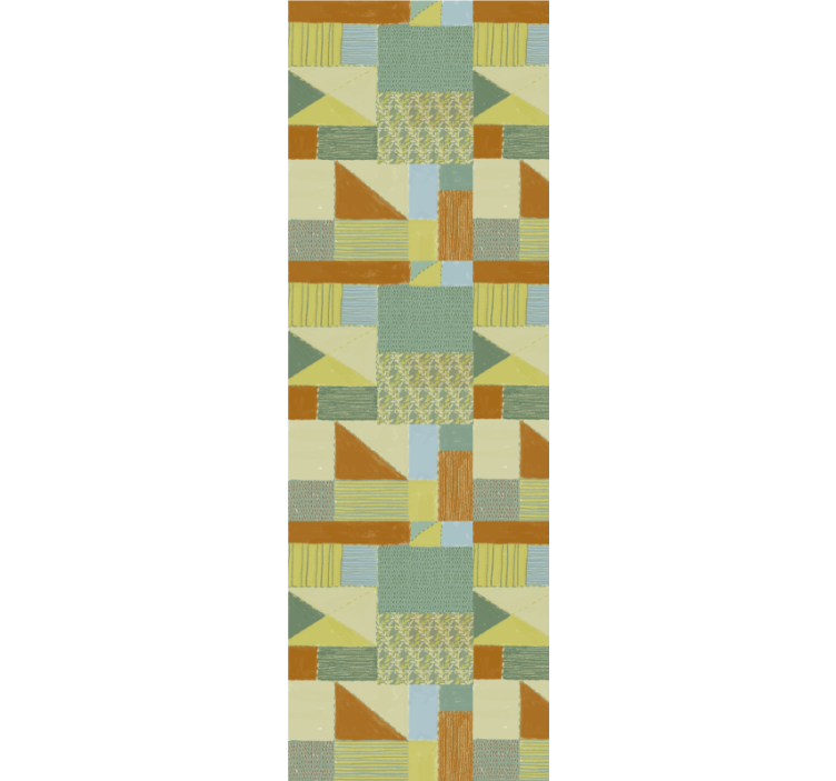 Abstract pattern blocks geometric wallpaper - TenStickers
