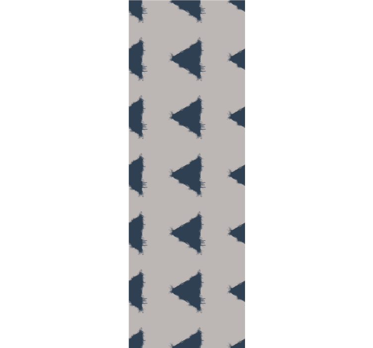 Modern geometric print triangle wallpaper - TenStickers