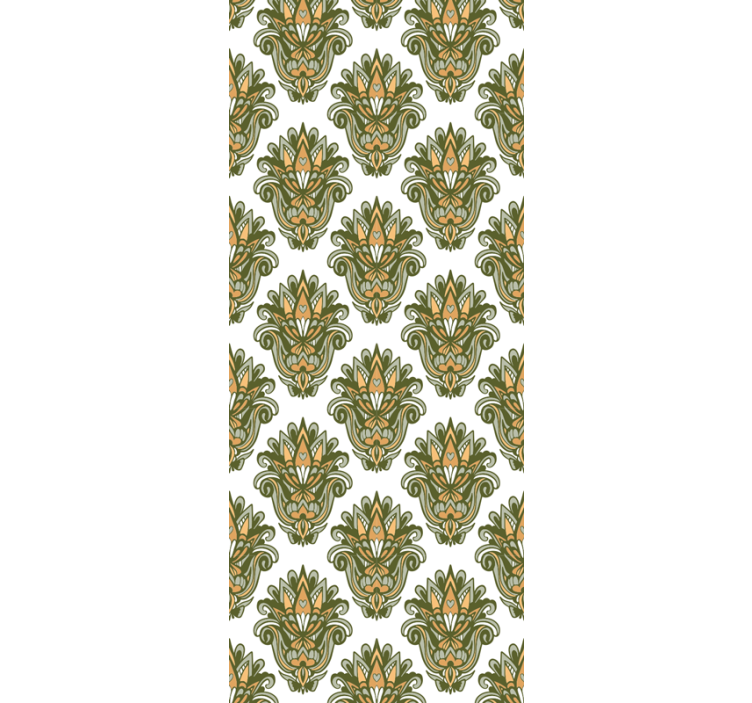 Floral ornament wallpaper elegant floral design - TenStickers