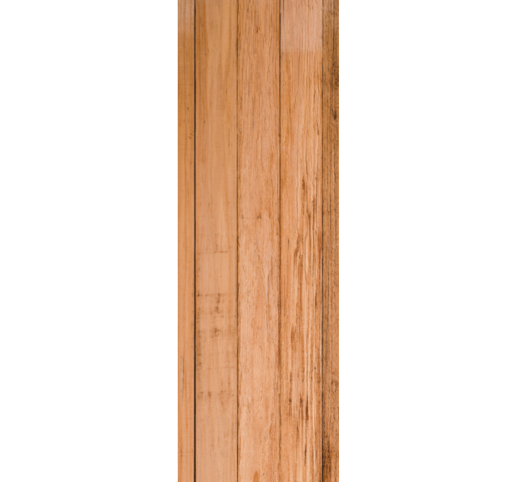 Warm planks effect wood wallpaper - TenStickers