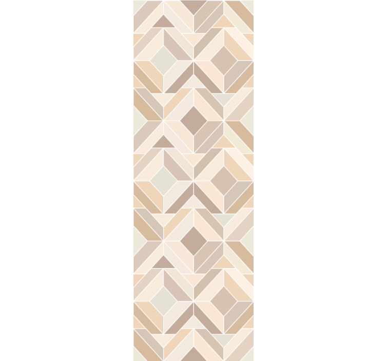 Shapes wallpaper in beige layered designs - TenStickers