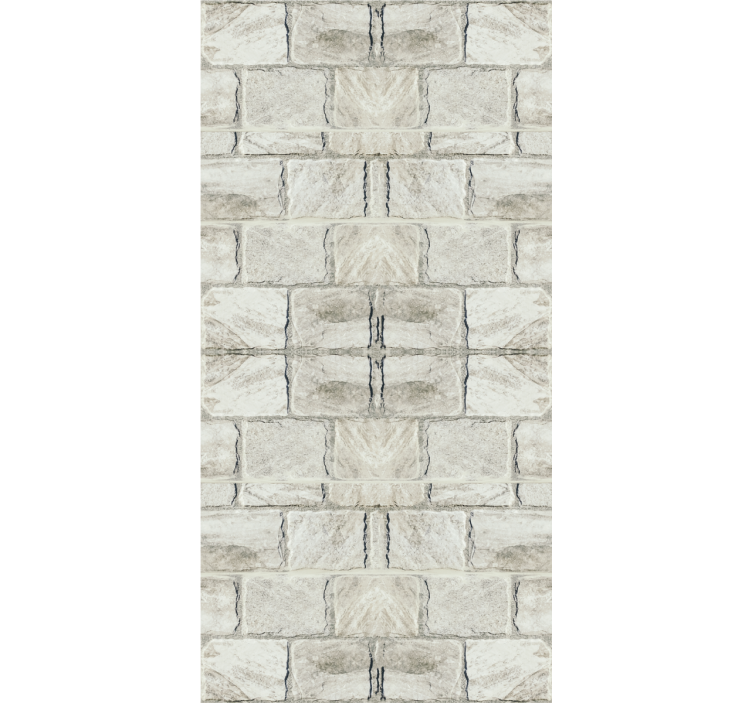 Organise brick pattern stone wallpaper - TenStickers