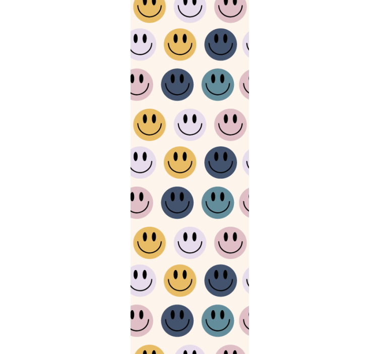 Happy Smile Faces customised wallpaper - TenStickers