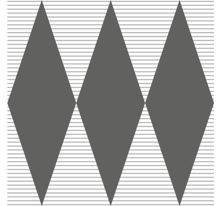 Grey diamond pattern shapes wallpaper - TenStickers