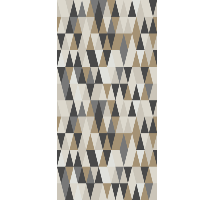 Scandinavian motifs Triangle Wallpaper - TenStickers