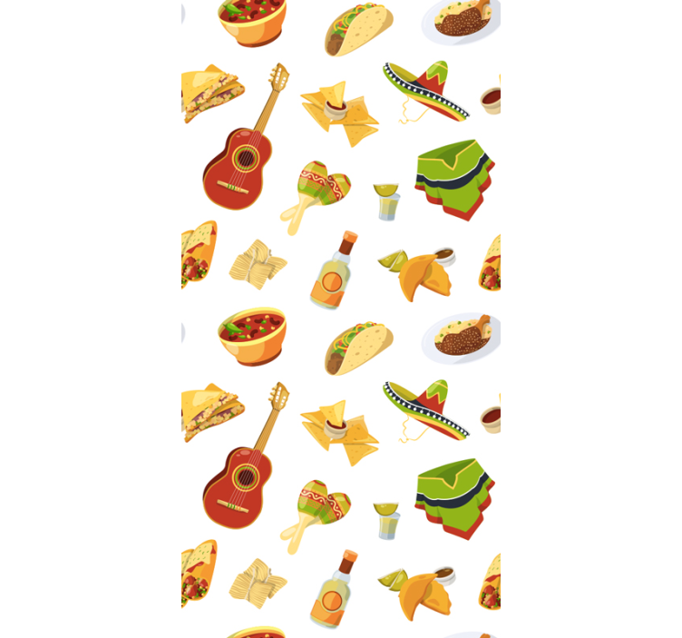 Mexican Feast Kitchen Wallpaper - TenStickers
