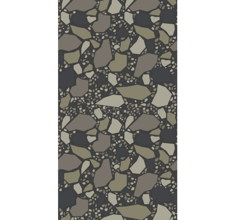 Abstract grey arrangement stone wallpaper - TenStickers
