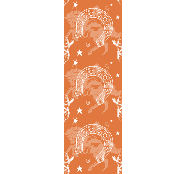 Horseshoe Bedroom Wallpaper - TenStickers