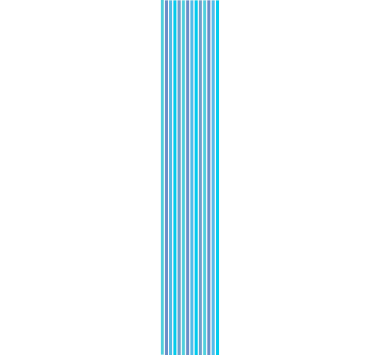 Elegant blue motif vertical line wallpaper - TenStickers