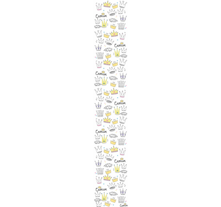 Crown Pattern Design kids wallpaper - TenStickers