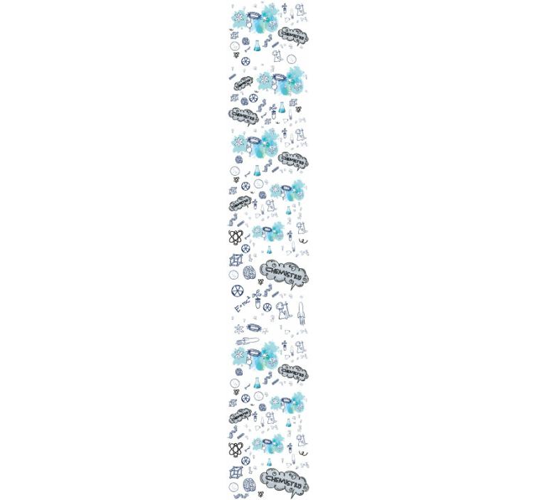 Chemistry Elements Design city wallpaper - TenStickers