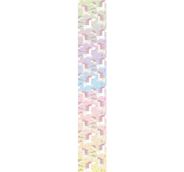 Rainbows background animal wallpaper - TenStickers