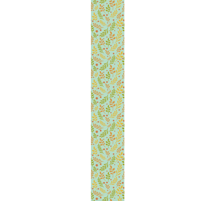 Greenery arrangement floral ornament wallpaper - TenStickers