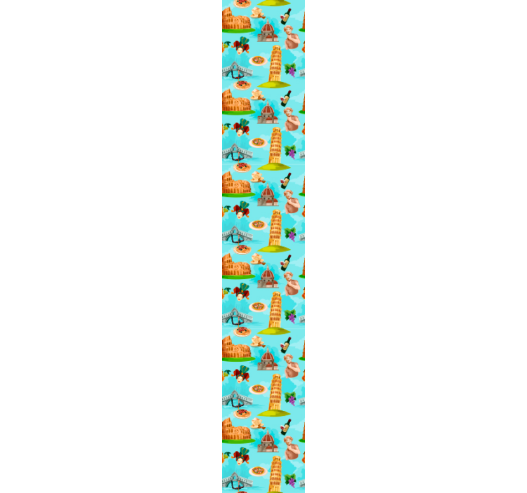 Italian Landmarks Collage city wallpaper - TenStickers