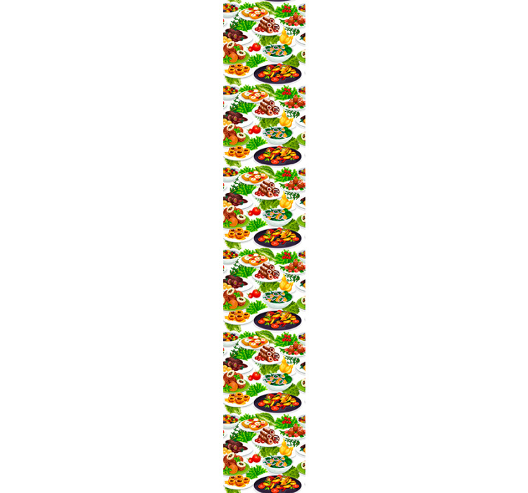 sicily icons kitchen Wallpaper - TenStickers