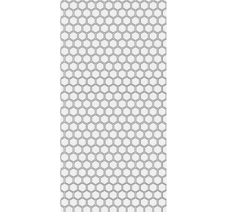 Geometric Hexagon geometric wallpaper - TenStickers