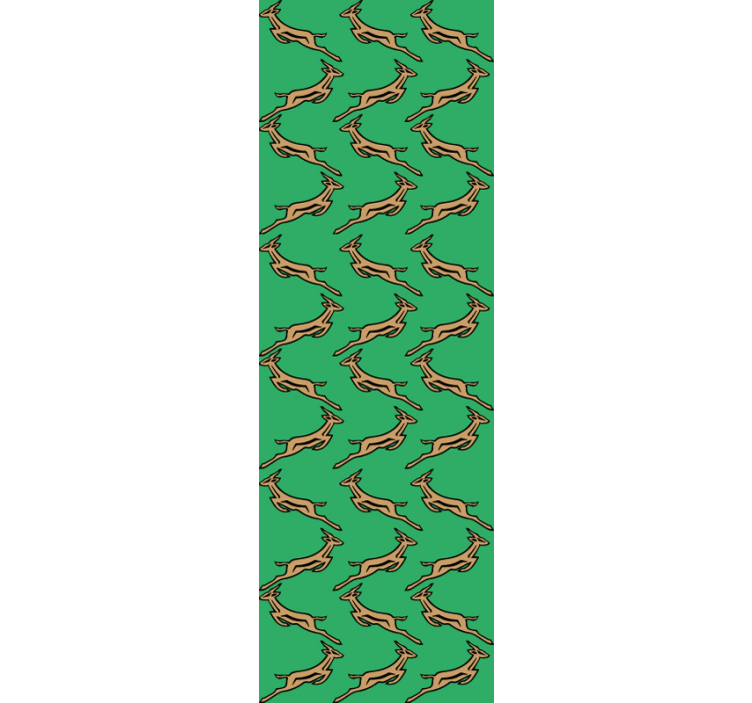 Running Gazelles animal wallpaper - TenStickers