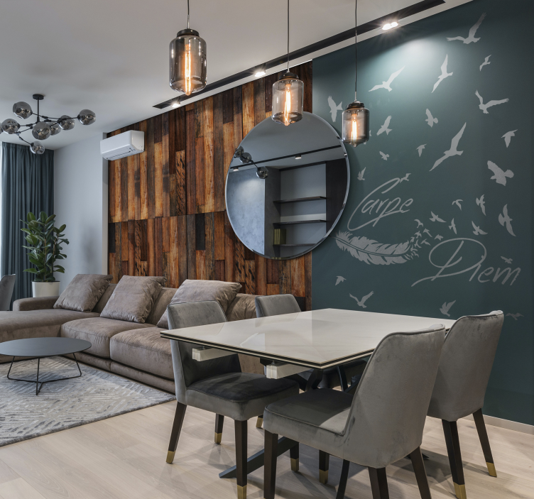 Wallpaper - Natural Calm wood wallpaper - TenStickers