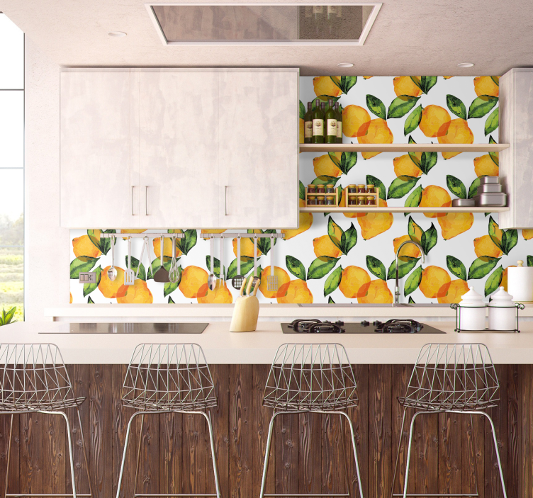 Lemon Mediterranean Style refers to dishes that are made using fr - TenStickers