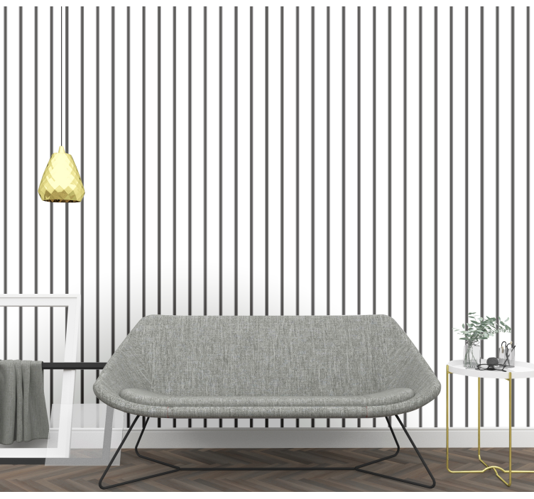 Horizontal Lines horizontal striped wallpaper - TenStickers