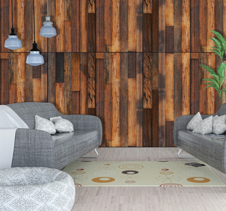Wallpaper - Natural Calm wood wallpaper - TenStickers