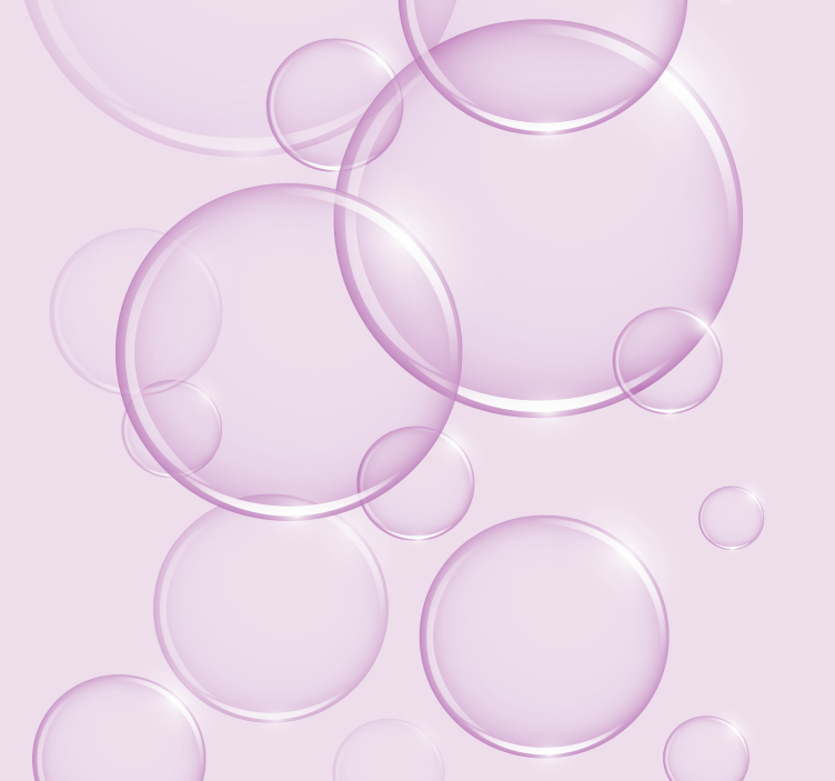 Bubble Motif nursery wallpaper - TenStickers
