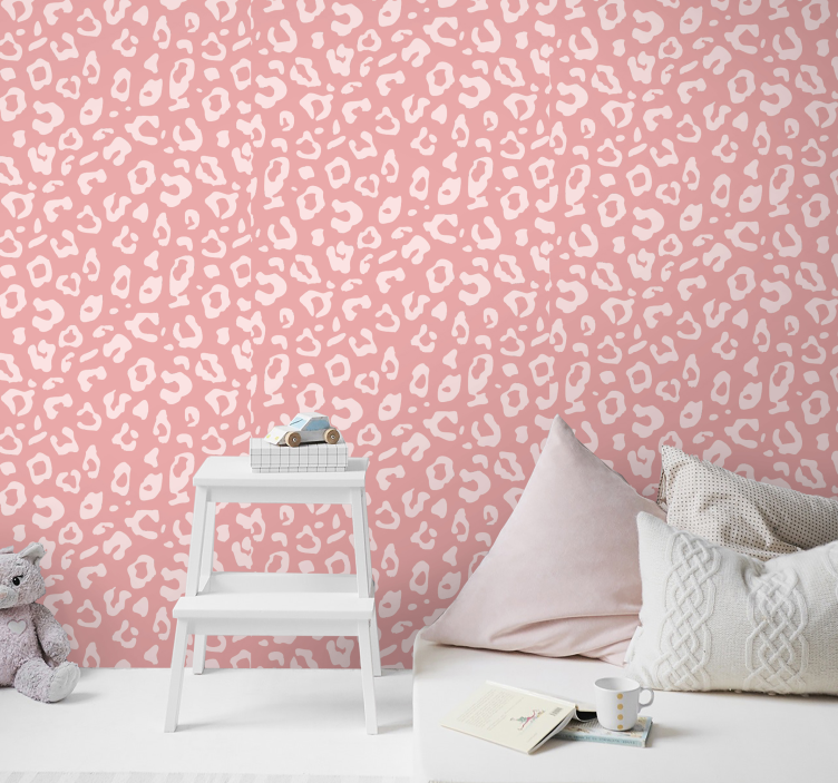 Abstract Animal Pattern leopards wallpaper - TenStickers