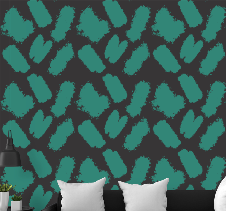 Brushstroke Pattern abstract wallpaper - TenStickers