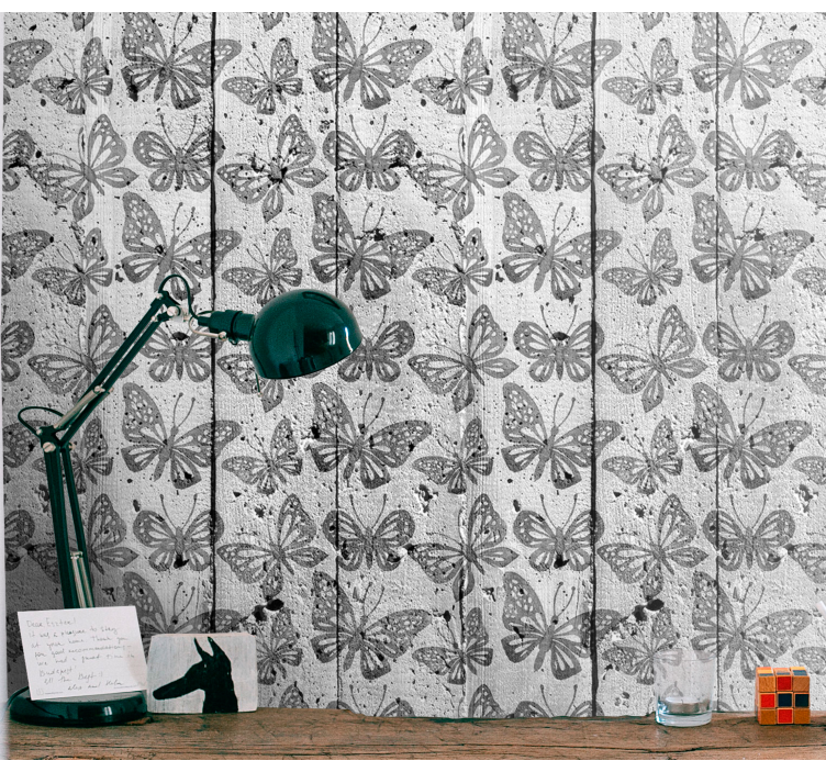 Butterfly Imprint butterfly wallpaper - TenStickers