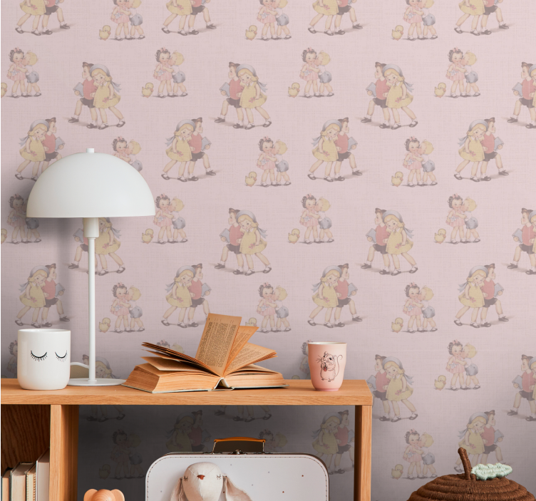 Charming Childhood nursery wallpaper - TenStickers