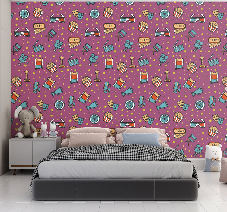 Cinematic Vibrance christmas wallpaper - TenStickers