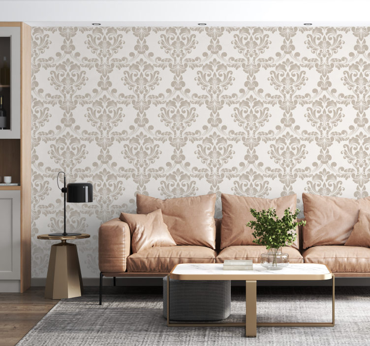 damask Classic Wallpaper - TenStickers