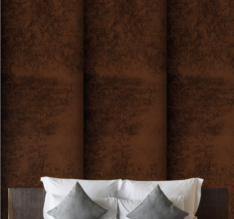 Effect brown velour design Vertical Wallpaper - TenStickers