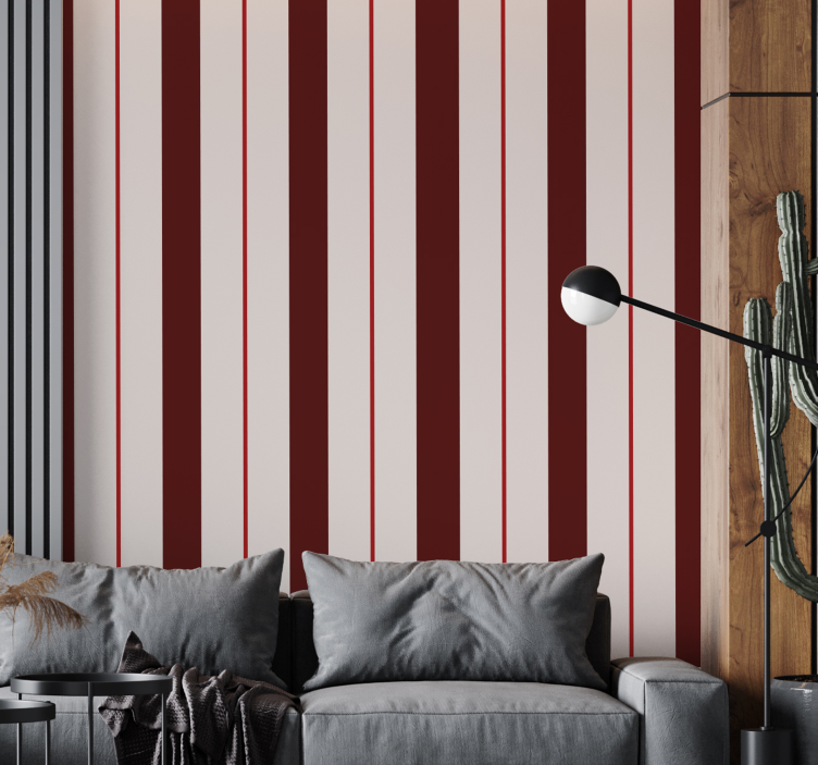 Elegant Striped Pattern striped wallpaper - TenStickers