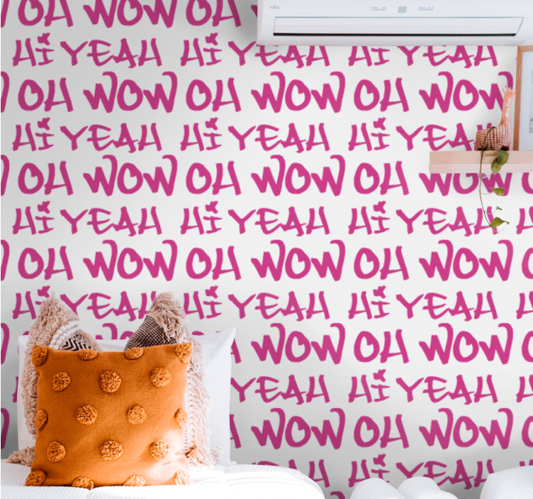 Expressive Phrase Design letter wallpaper - TenStickers