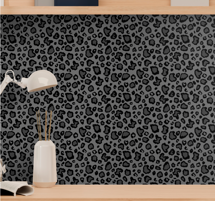 Feline Print Pattern leopards wallpaper - TenStickers