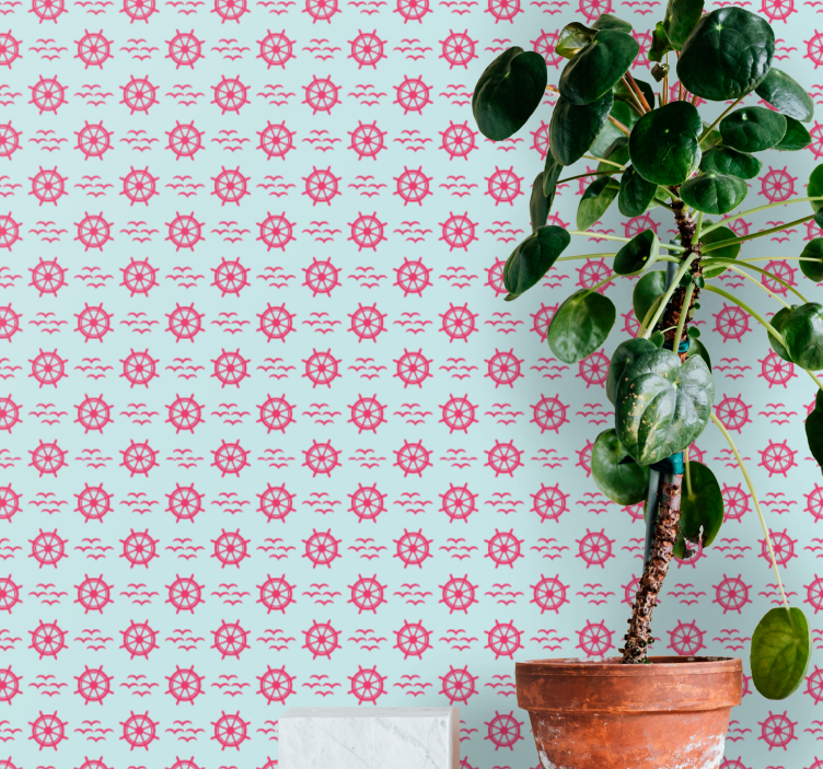 Geometric Motif geometric wallpaper - TenStickers