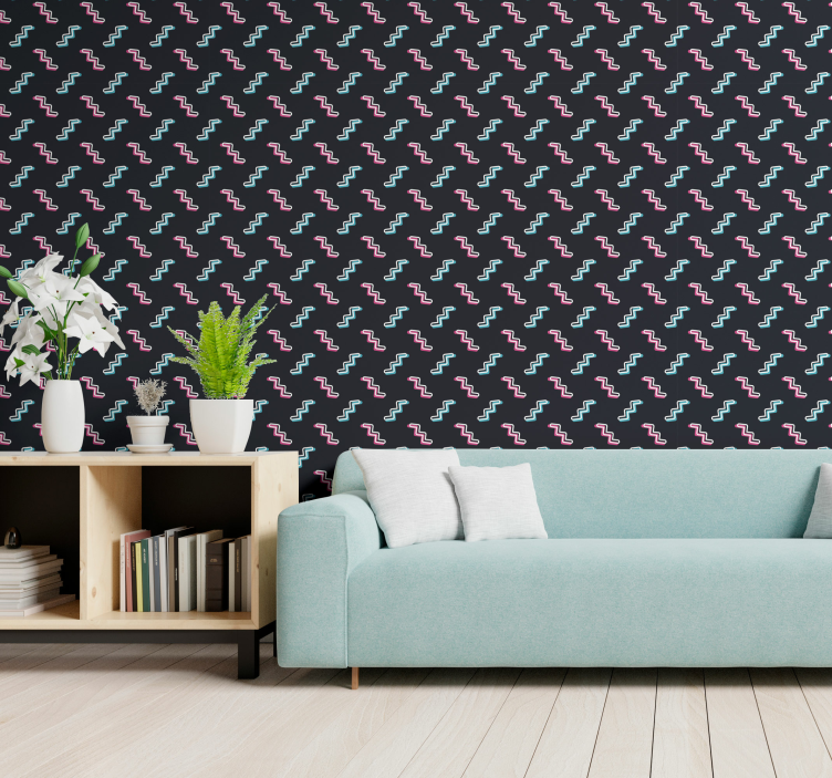 Geometric Repeat Pattern geometric wallpaper - TenStickers