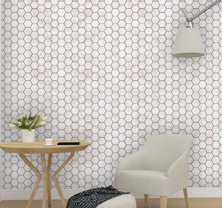 Honeycomb Structure texture pattern wallpaper - TenStickers