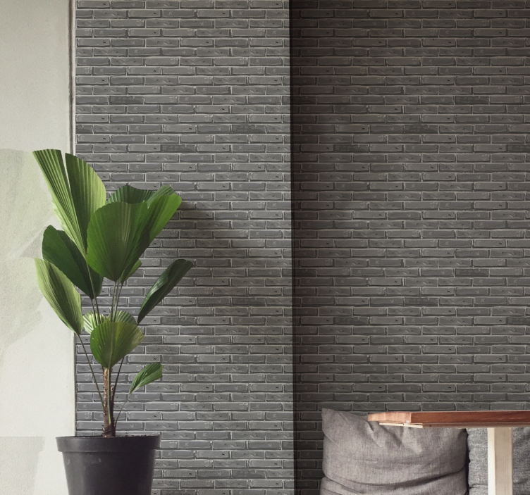 In the Shadow Brick Wallpaper - TenStickers