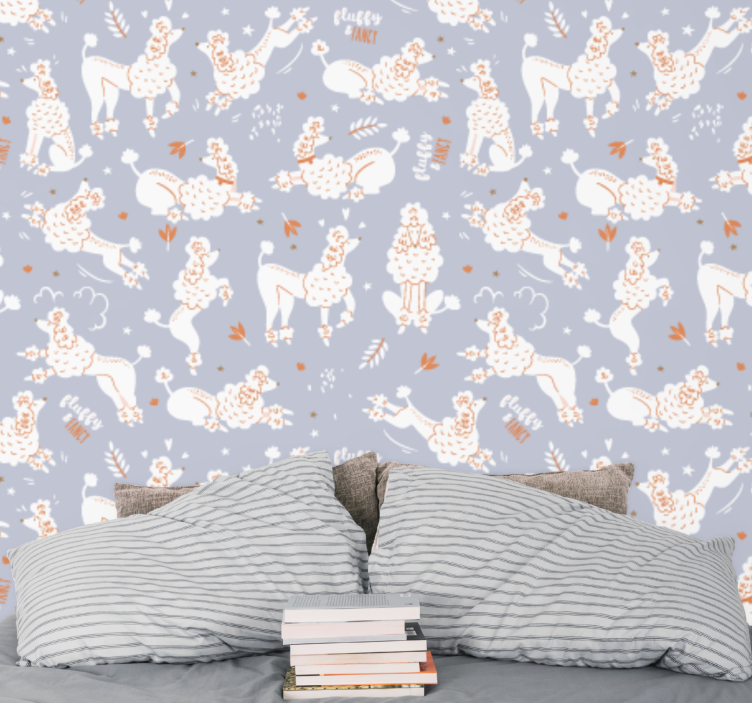 Llama Pattern Arrangement animal wallpaper - TenStickers