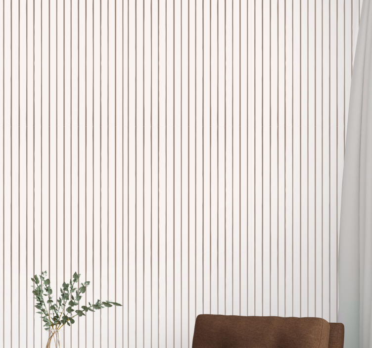 Modern lines "japandi" style Modern Wallpaper - TenStickers