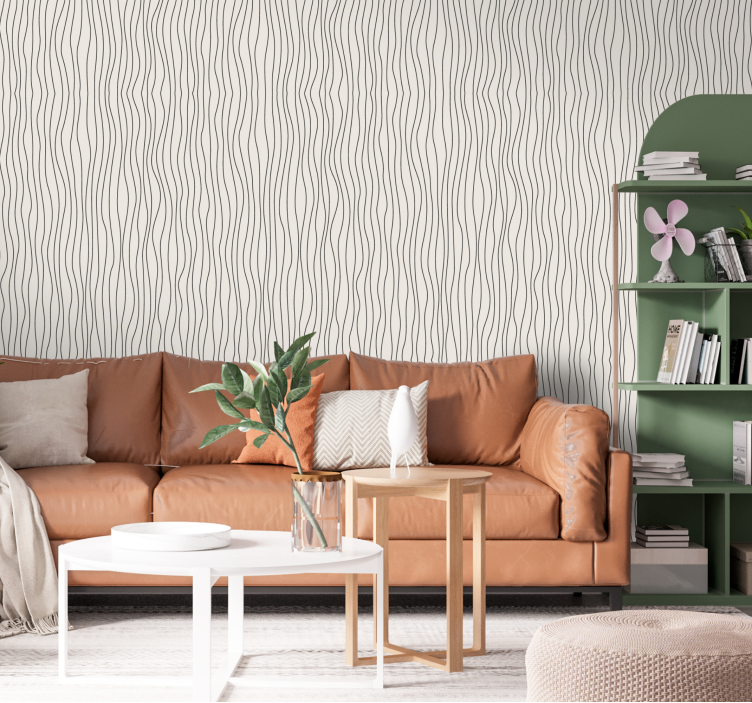 Nordic lines stripes wallpaper - TenStickers